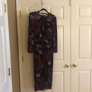 Beautiful Veronica Beard size 8 Swiss dot ruched waist